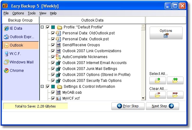 Eazy Backup Screenshot